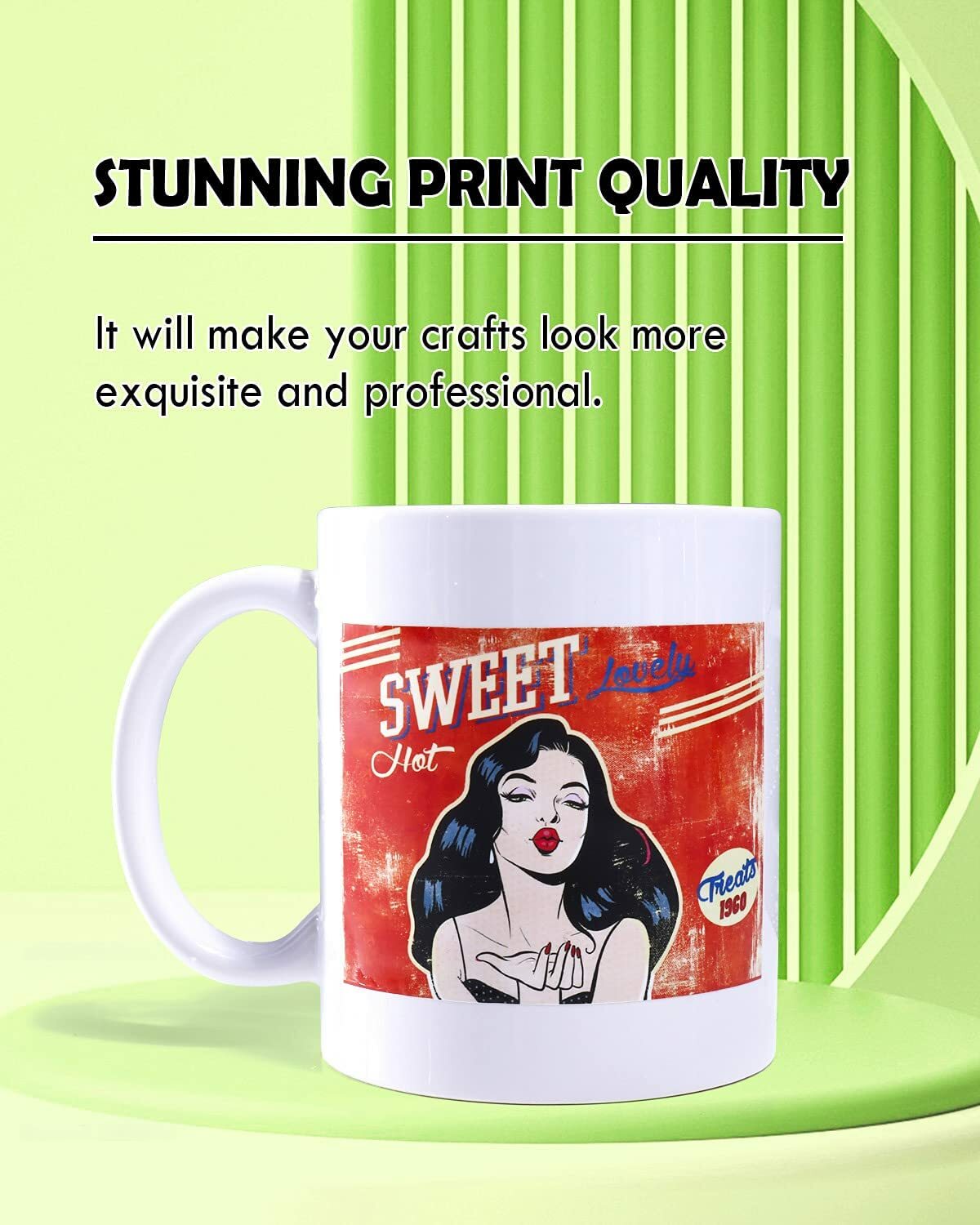 NO NEED SPRAY Koala Waterslide Decal Paper Matte White for INKJET + LASER 8.5x11