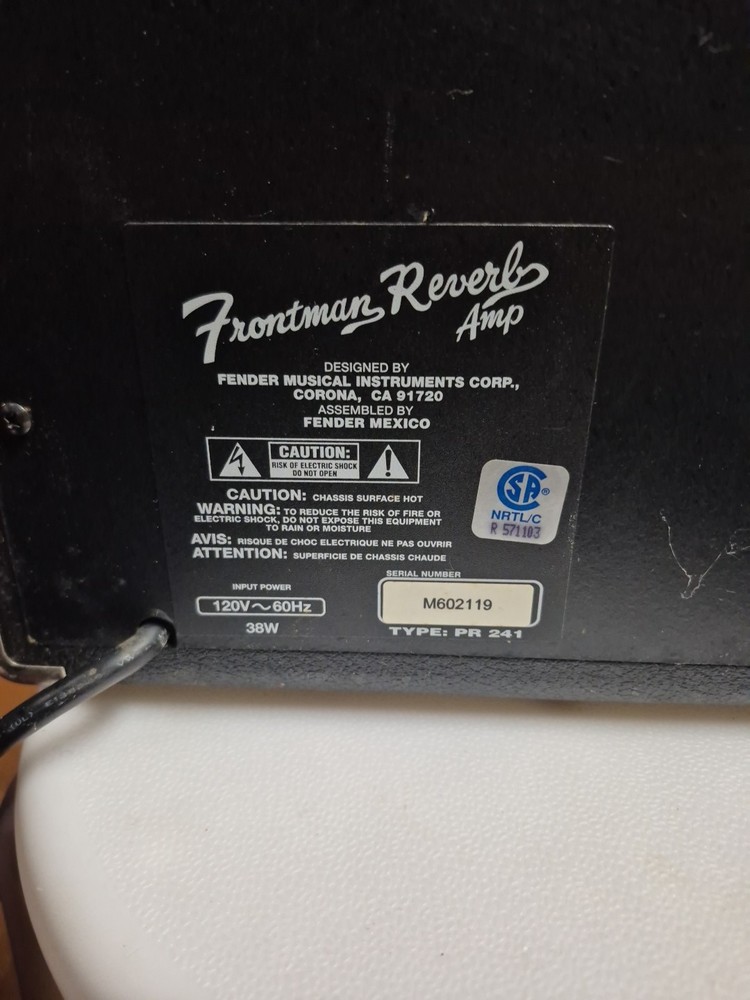 Fender Frontman Amp Type PR241