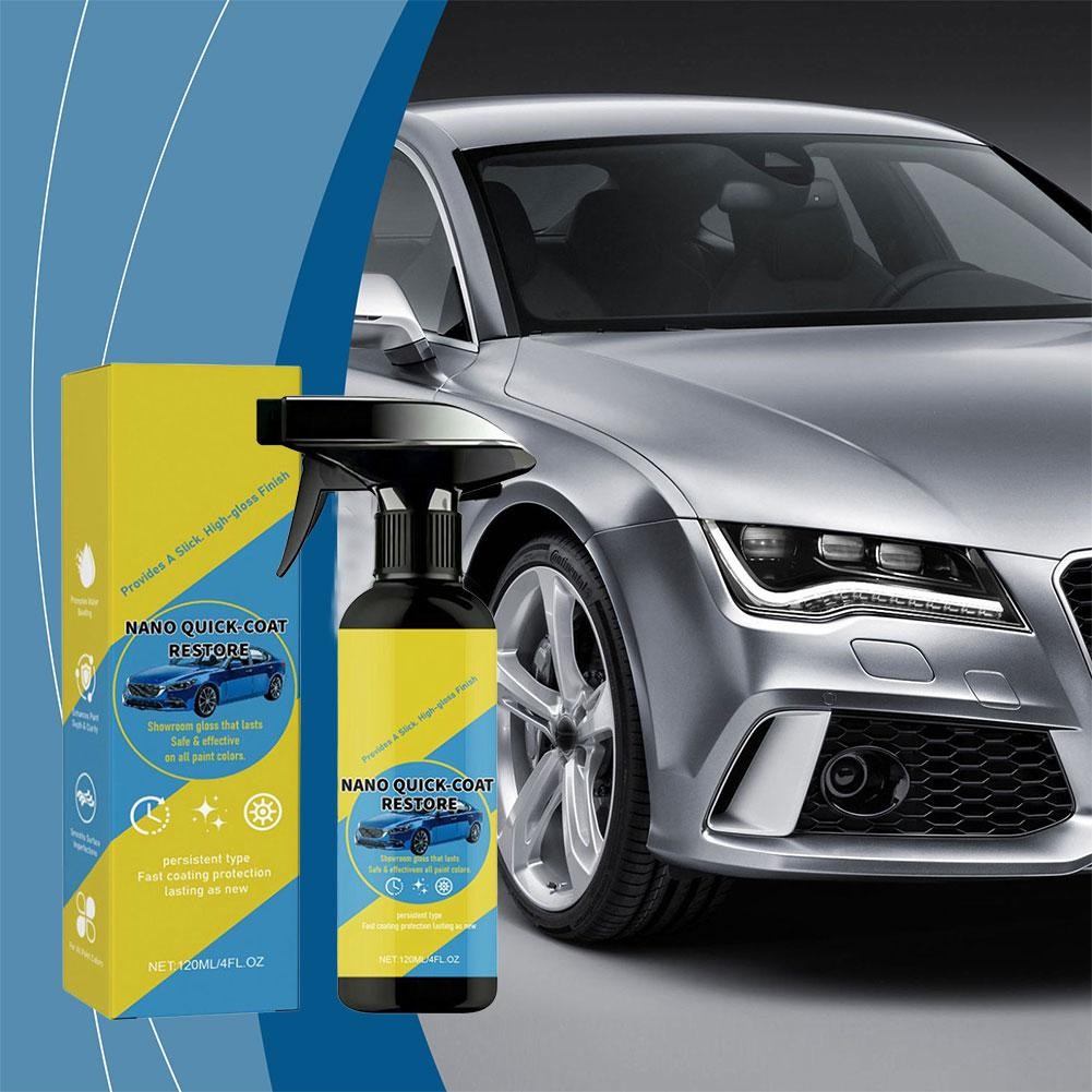NANO QUICK-COAT RESTORE 120ml, Car Polish & Protectant, High Gloss Finish