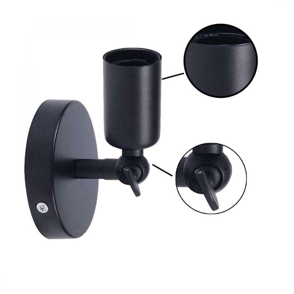 E27 Loft Retro Vintage Rustic Sconce Edison Wall Light Lamp Holder Bulb Socket