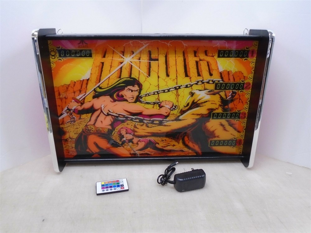Hercules Pinball Head LED Display light box