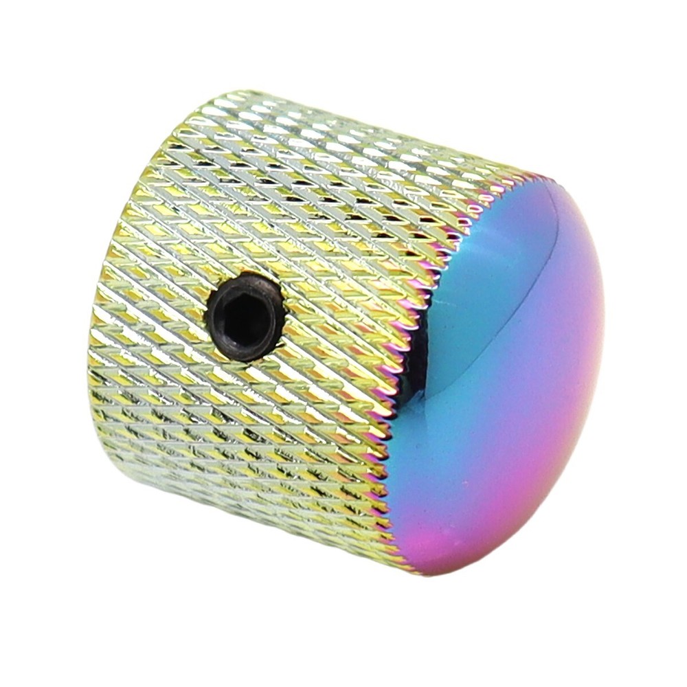 4Pcs Metal Purple Dome Guitar Knobs Volume Tone Guitar Speed Control Knobs Gold