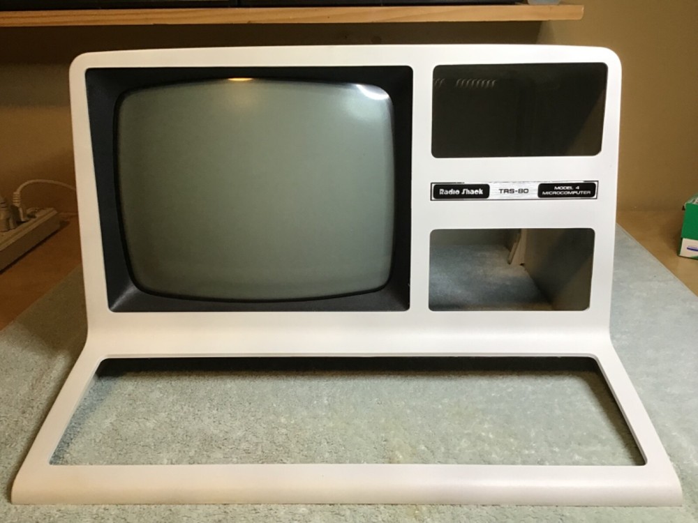 CASE BADGE FOR RADIO SHACK TRS-80 MODEL 4 COMPUTER