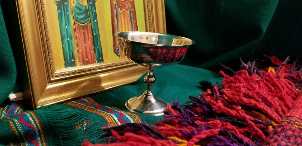 1 Vintage Silver Water Goblet