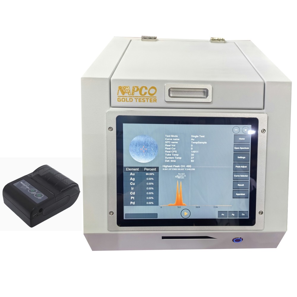 Automatic Gold Purity XRF Analyzer Meter Platinum Silver Content Test Machine