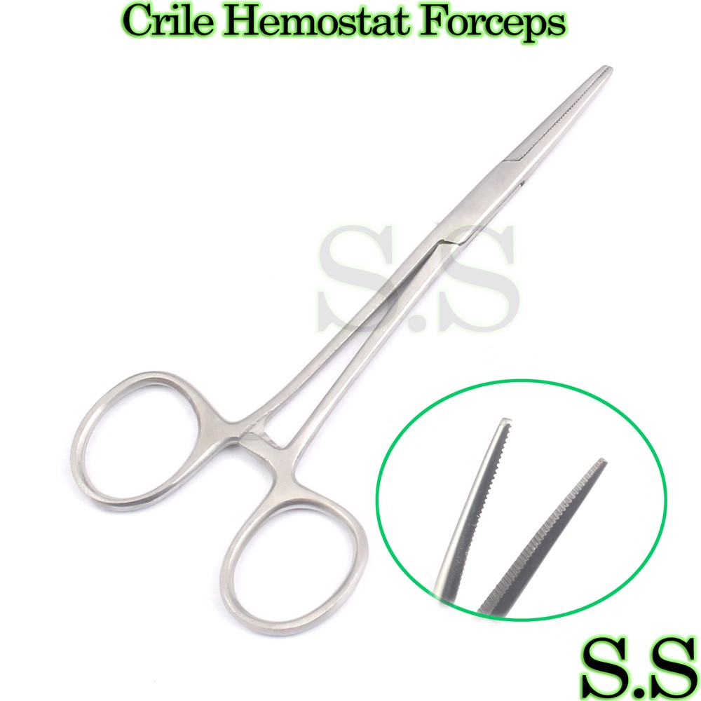 RANKIN CRILE HEMOSTAT LOCKING FORCEPS STR TIP 6.25"