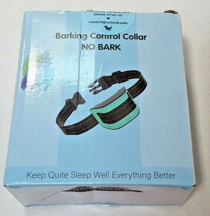 MASBRILL Small Dog Barking Control Collar Safe No Bark Device, New
