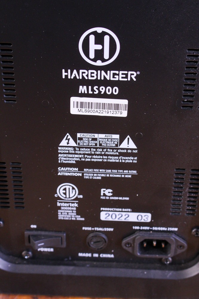 Harbinger MLS900 Active SUBWOOFER Black ISSUE