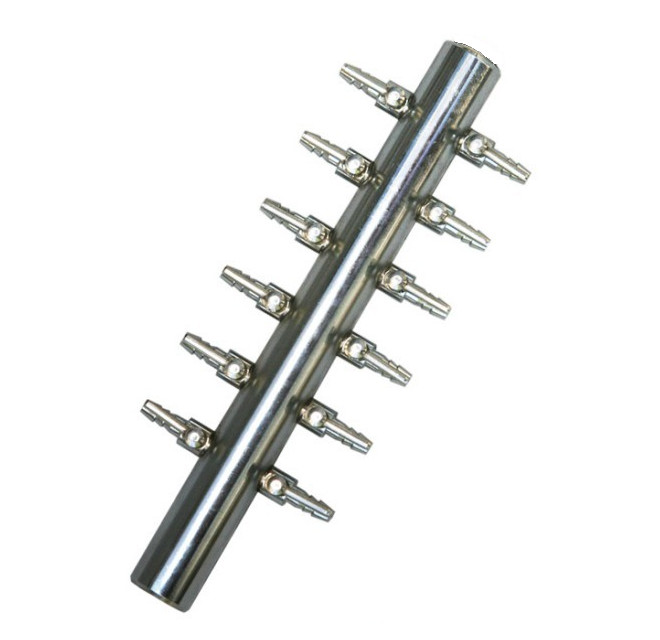 Hakko 12 Way Stainless Steel Air Splitter & Aeration Diffuser w/ Flow Control