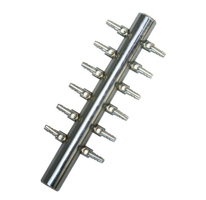 Hakko 12 Way Stainless Steel Air Splitter & Aeration Diffuser w/ Flow Control