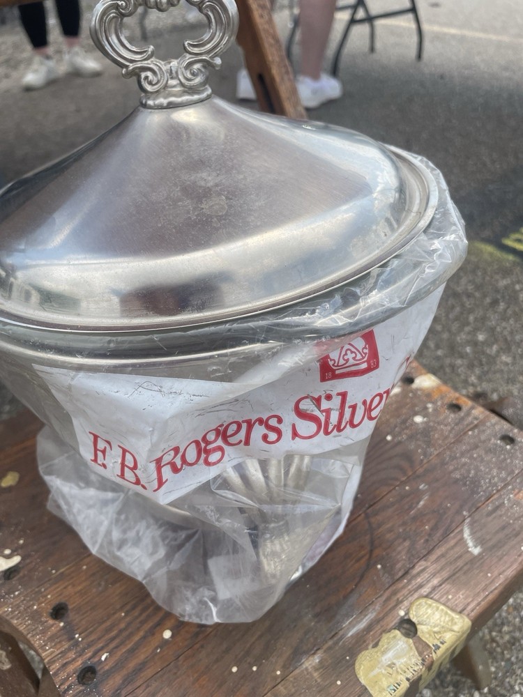 Vintage E.B. Rogers Silver Plated Chafing Dish