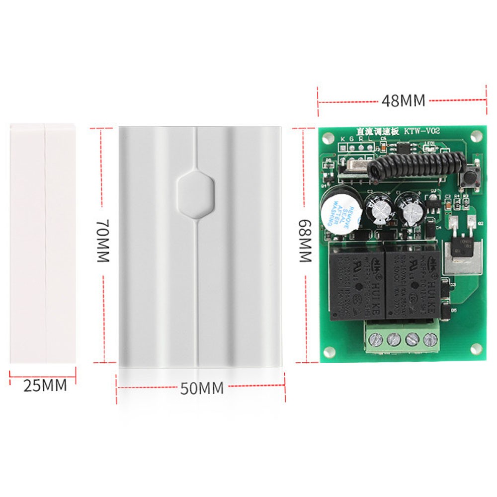 Motor Controller Speed Regulator Wireless Remote Control Electric Dining Rotary