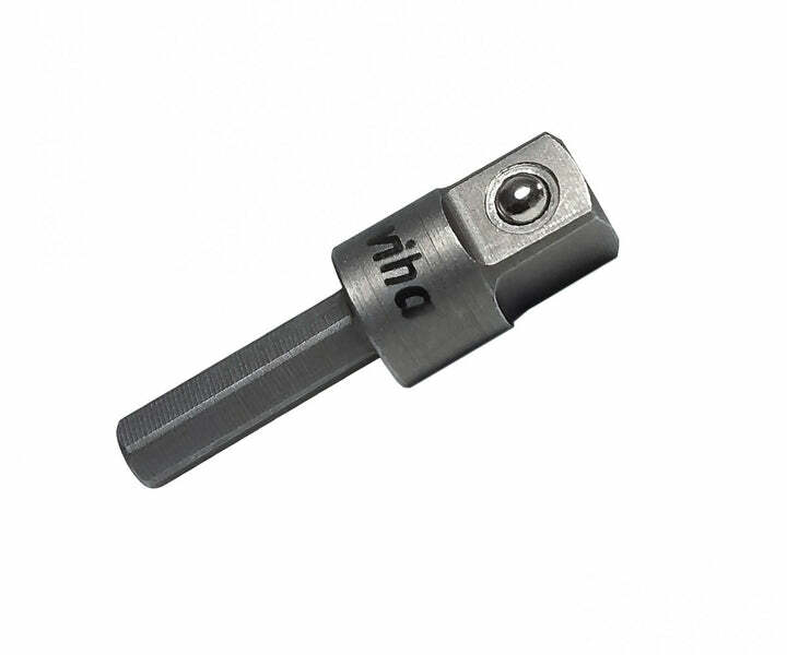 Wiha Tools 75806 4mm to 1/4" Micro Bit Socket Adapter