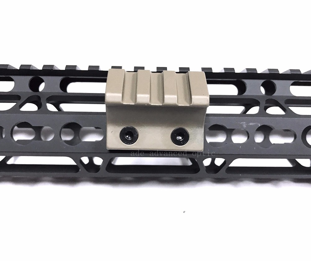 FDE!45 DEG Offset Picatinny Rail Section KEYMOD Flat Dark Earth  for AIRSOFT