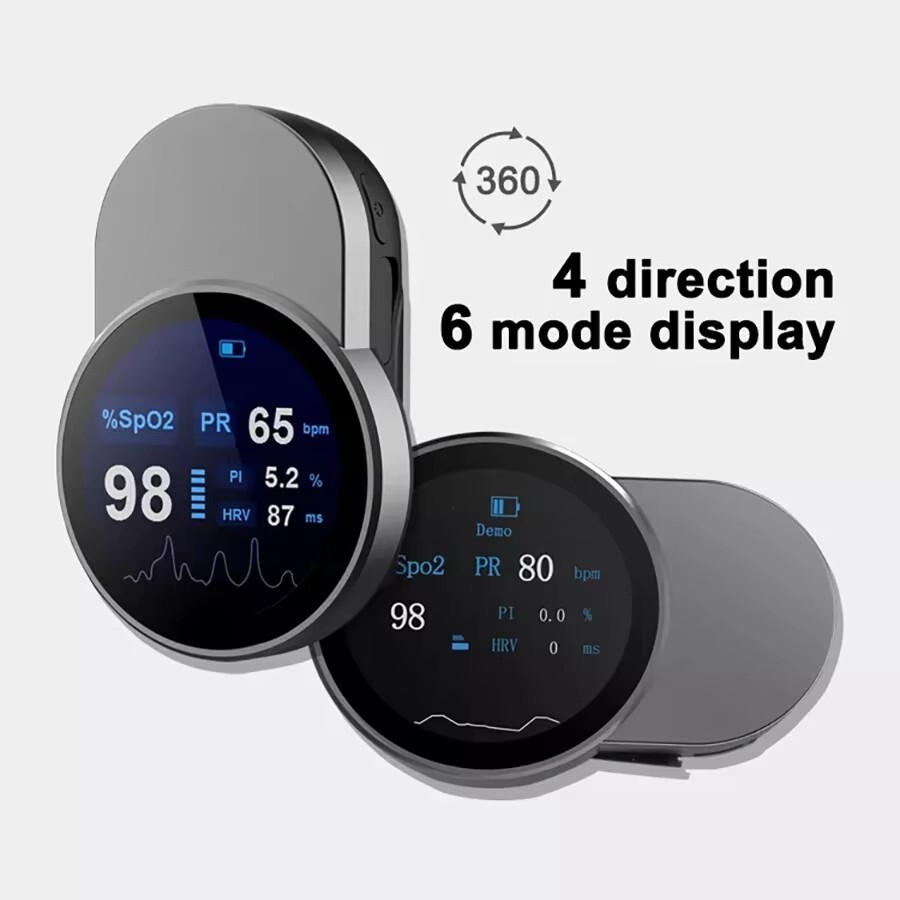 Home intelligent finger pulse circular oximeter