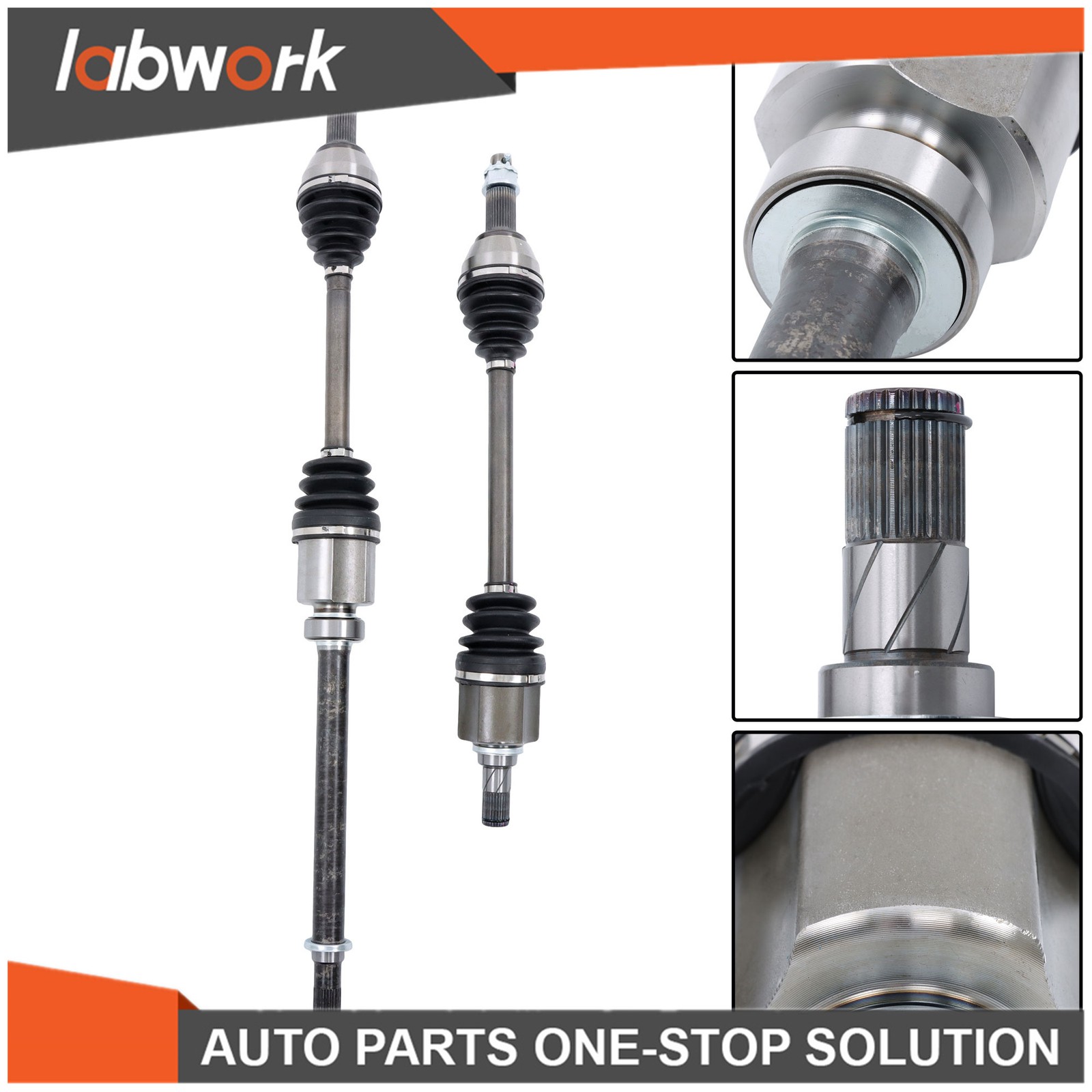 Labwork 2x Front Left & Right CV Axle Assembly 2013-2018 for Nissan Altima 2.5L