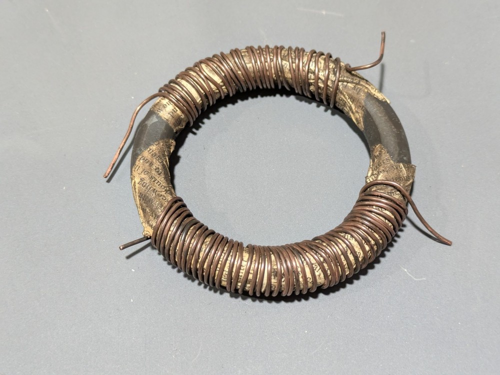 Michael Faraday Induction Ring Replica 19th Century Physics Antique Science ⚡