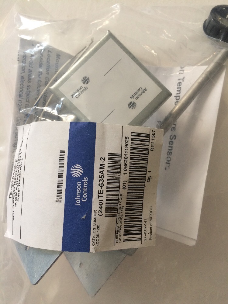 Johnson Controls, TE-635GM-1, Duct Probe Temperature Sensor