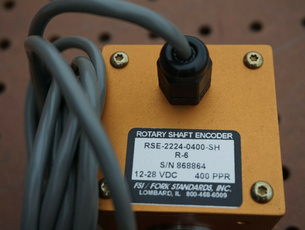 FSI RSE-2224-0400-SH R-6 ROTARY SHAFT ENCODER