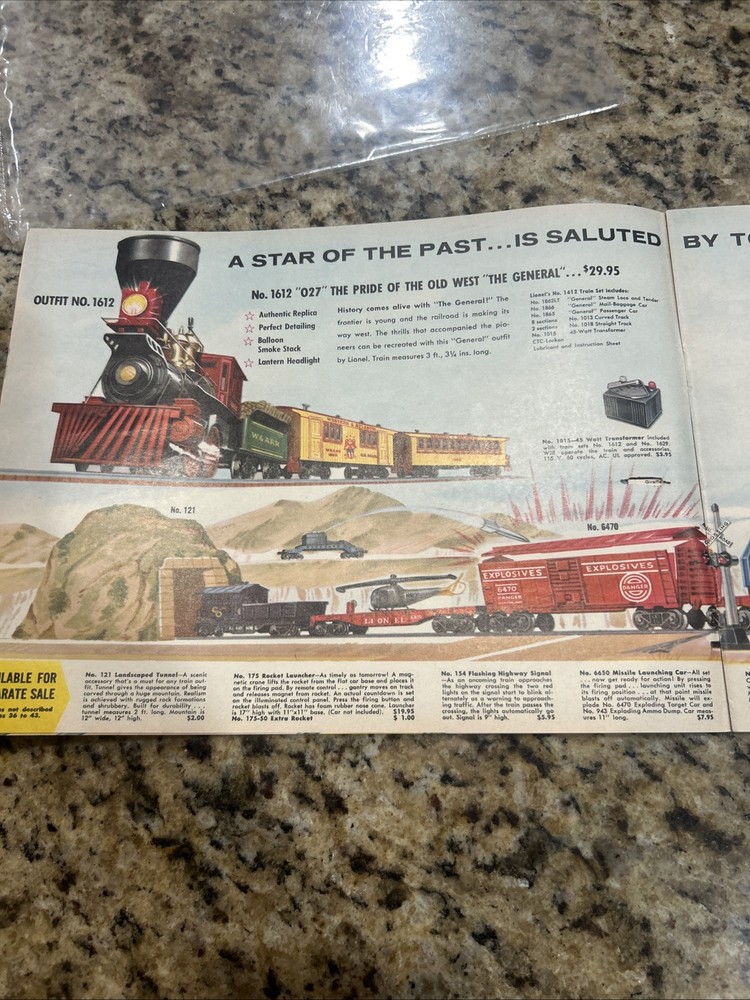Lionel Vintage 1960 Train Catalog