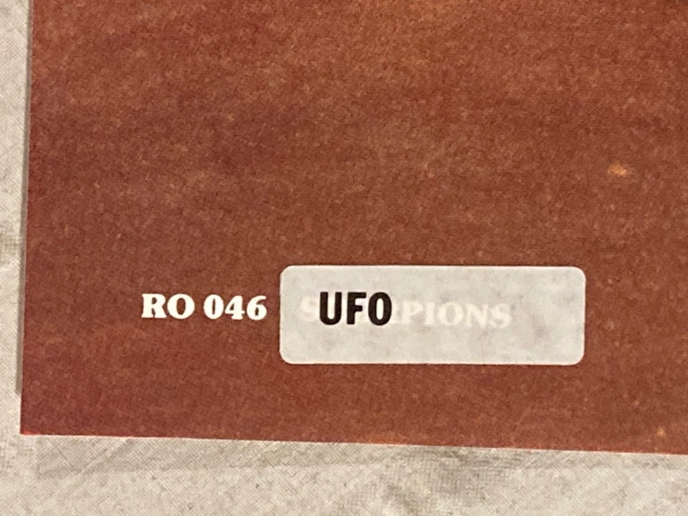 UFO 1982 Poster With Scorpions Error Rock On Holland