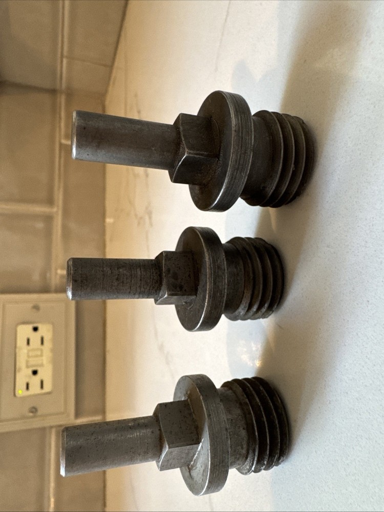 3 HOBART GRINDER #12 FEED SCREW STUDS