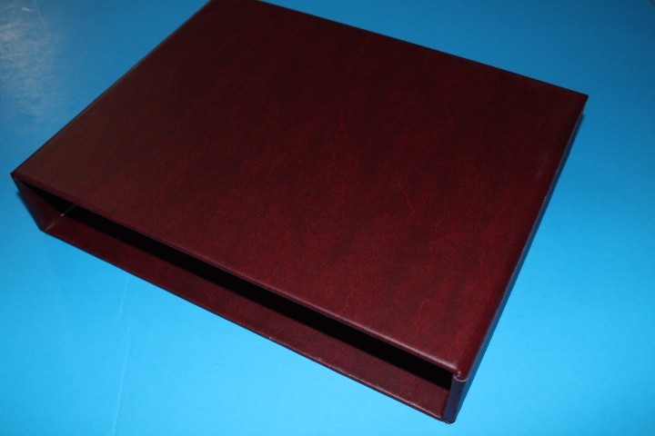 Safe Variant 11 Ring binder inc dustcase 708 Wine Red BlueLakeStamps OUTSTANDING