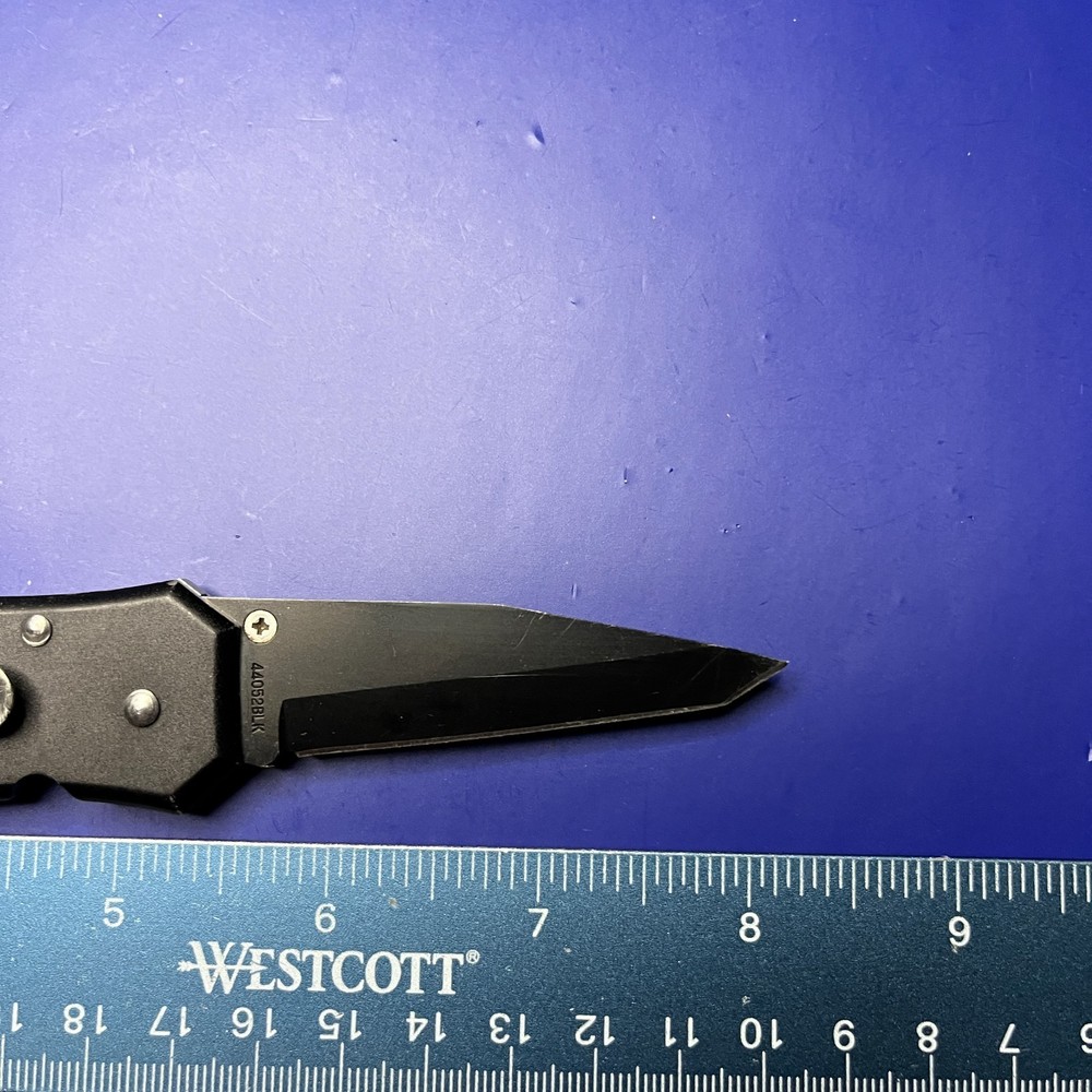 Klein Tools 44052BLK Tanto Lockback Knife