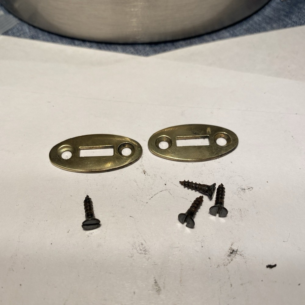Brass Wedge Plates for Thompson Center Hawken Muzzleloader and Screws