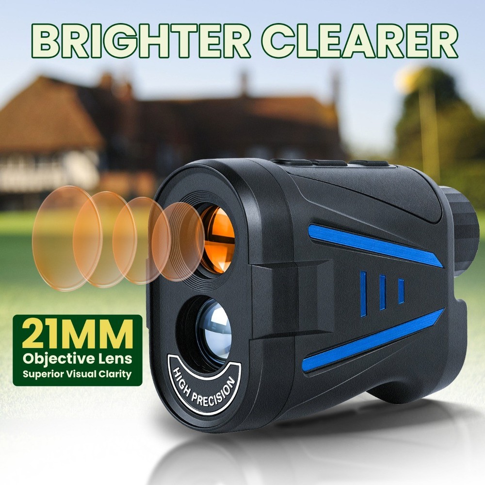 6X Magnification Golf Range Finder 1200 Yards Laser Rangefinder Slope Function