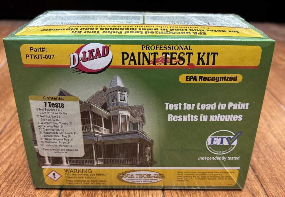 D-LEAD LEAD PAINT TEST KIT 7 TESTS PER KIT - PTKIT-007