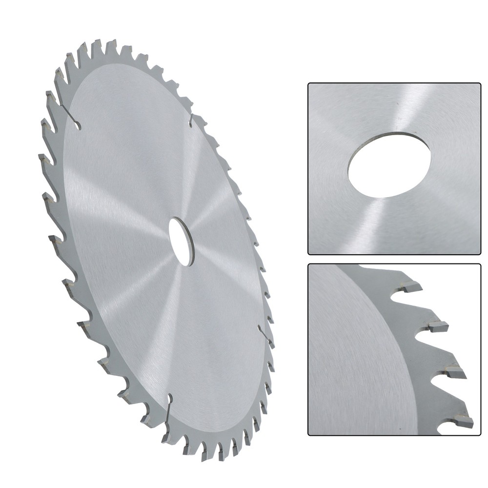 Professional 10"×30mm×40T Circular Blade - Fast Cutting for DIY Projects Silver