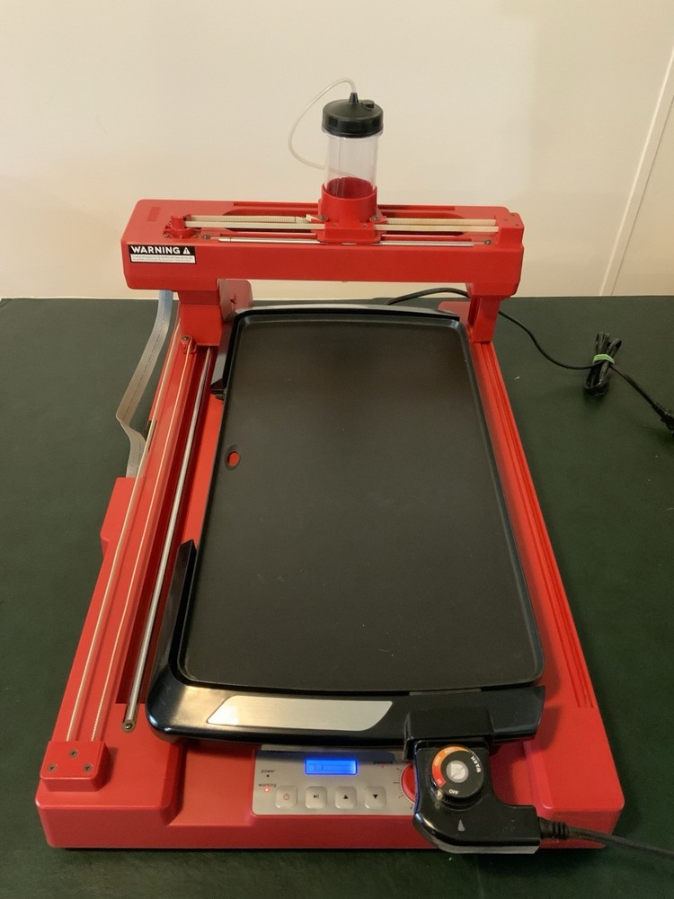 PancakeBot 1.0 Pancake Printer 3d Red WITH GRIDDLE PNKBP01RD