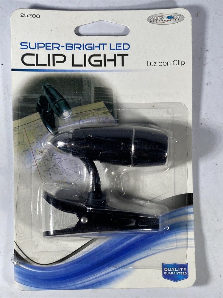 Custom Accessories | super Bright LED Reading Clip Light