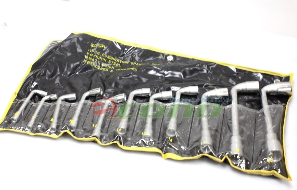 11pc Metric Double End L-Type Elbow Hex Socket Spanner Wrench set Tamper 6-22mm