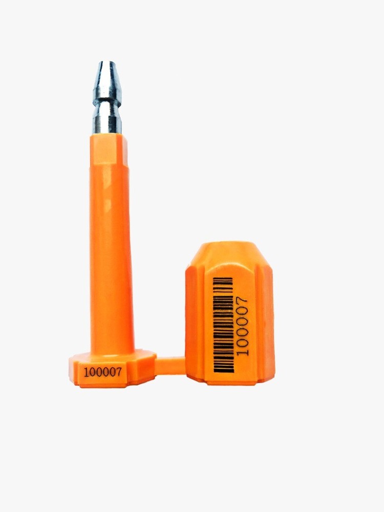 Security BOLT Seal for Cargo Containers, Orange Color, Numbered,100 pcs. BFSEALS