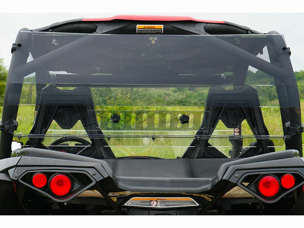 Commander Maverick 800 1000 Rear Window Dust Panel Windshield Sliding Vent