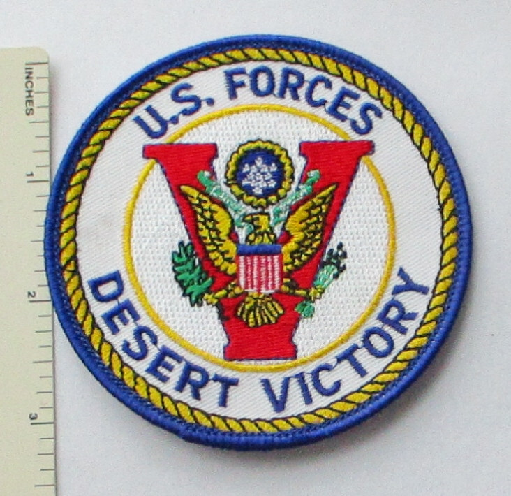 US FORCES DESERT VICTORY PATCH Gulf War Vintage