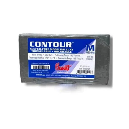 Chavant Contour Clay - Medium - 1/2 Case (10 Bricks)