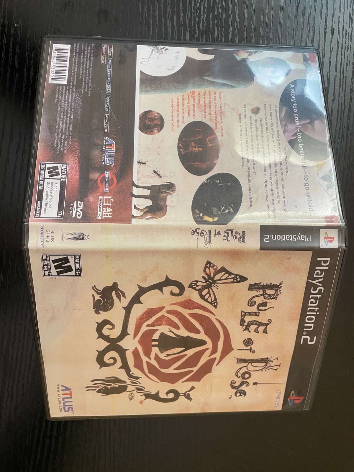 Rule Of Rose USA Playstation 2 PS2 Edition Replacement Case Only Cover