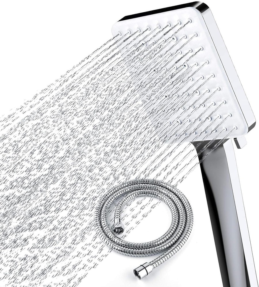 Netor® Handheld High Prure 6 Spray Modes/Settings Detachable Chrome