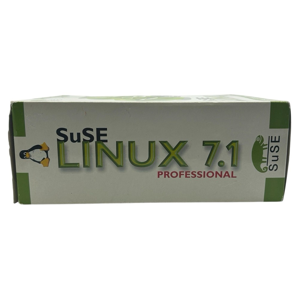 Suse Linux 7.1 Professional Edition (CD-ROM, 2001) Big Box Vintage Software