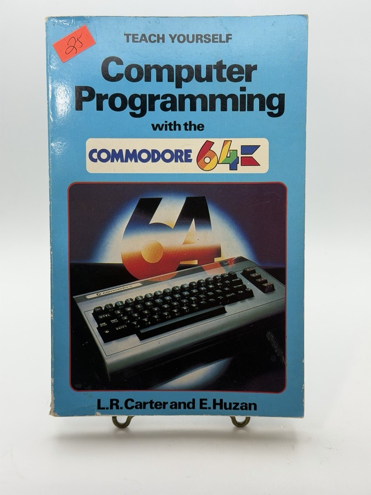 Vintage 1983 Teach Yourself Computer Programming Commodore Carter Huzan