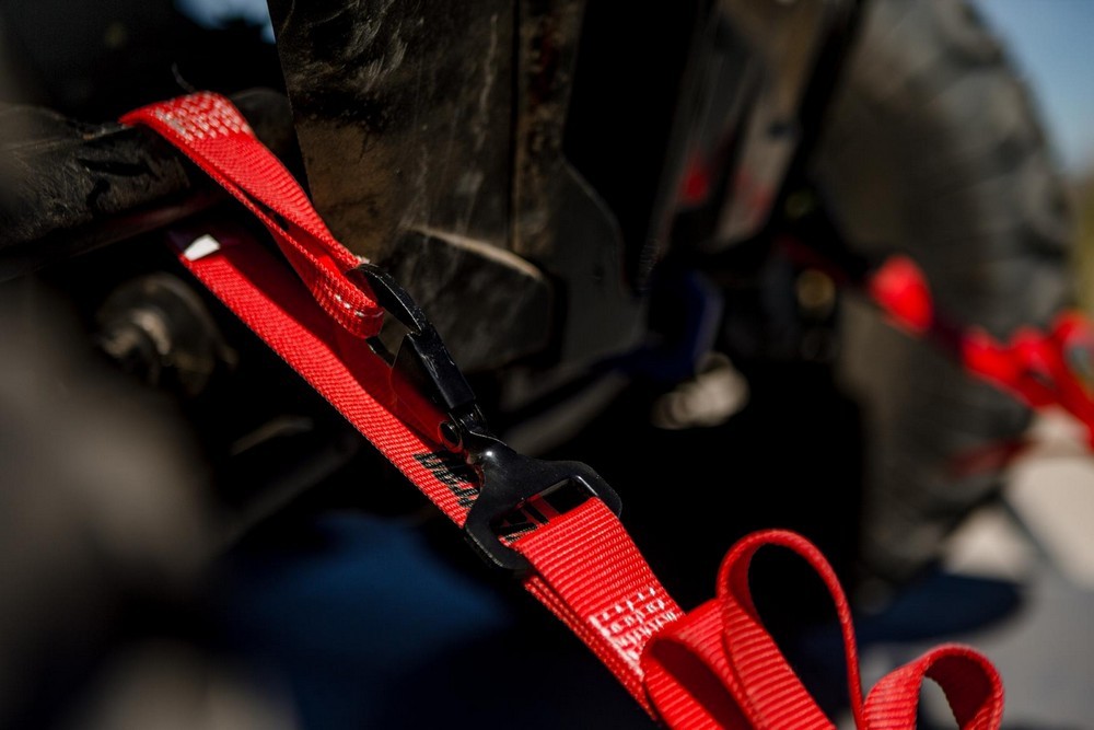 SpeedStrap 1 1/2In UTV Tie-Down Kit - Red