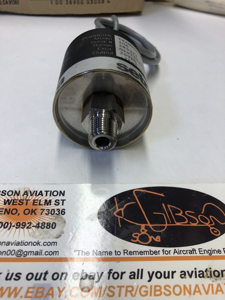 SETRA SYSTEMS 206 24VDC 0-250PSI PRESSURE TRANSMITTER