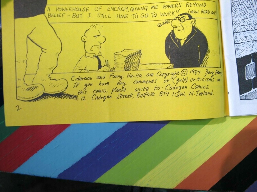 vtg underground comic comix -- Funny Haha #1 1987 Davy Francis