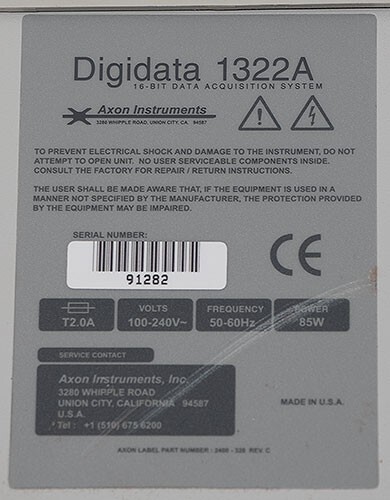 Axon Instruments/Molecular Dynamics Digidata 1322A 16bit Data Acquisition System