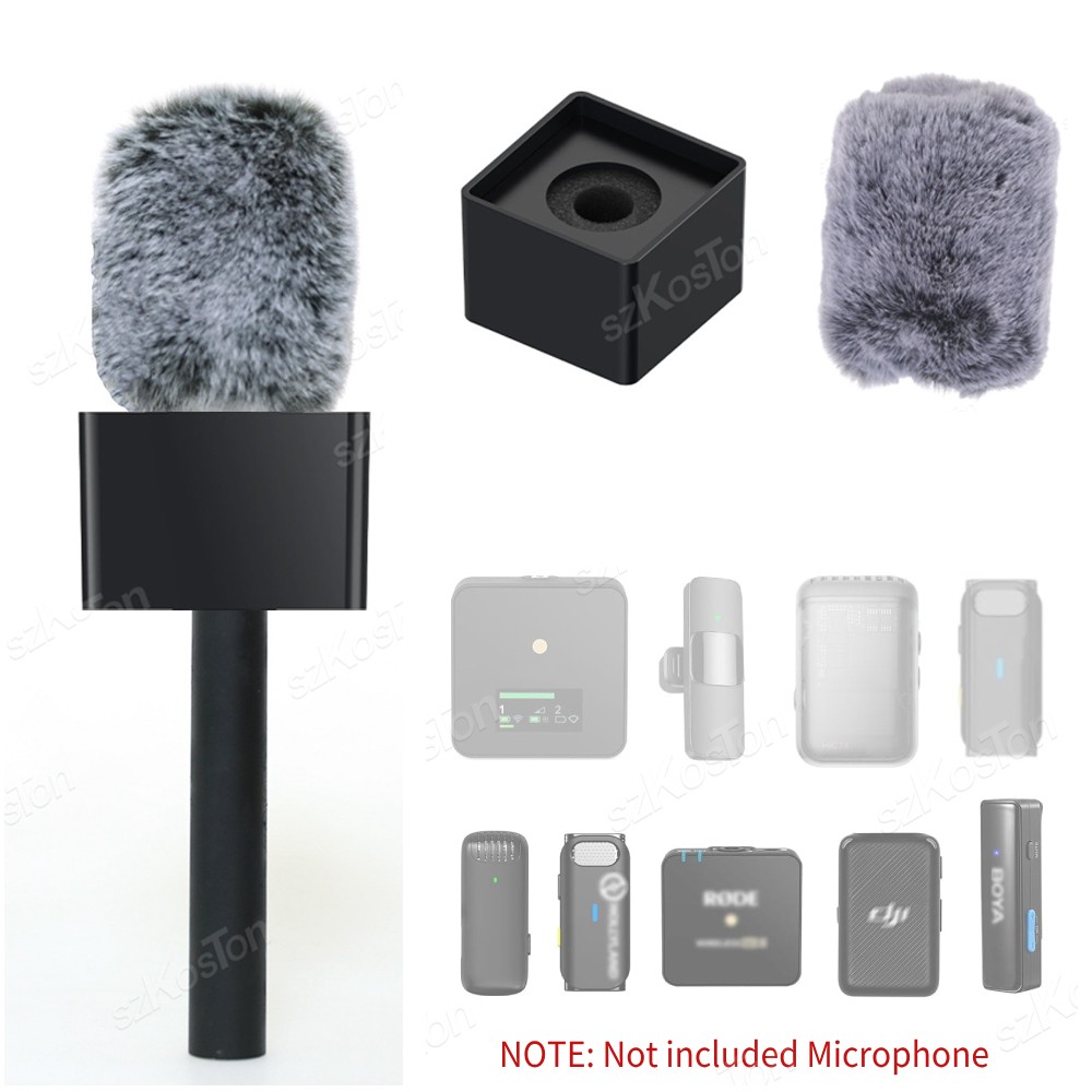 Wireless Microphone Mic Lavalier Handle System Rode Go Iphone Dji Handheld Inter