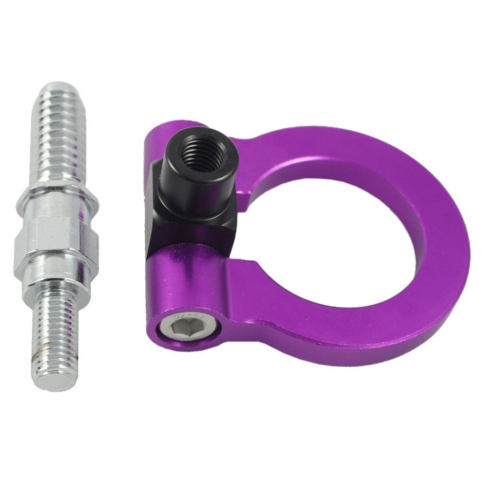 Purple CNC T2 Tow Hook For Euro Racing BMW E46 E81 E30 E36 E90 E91 E92 E93 3