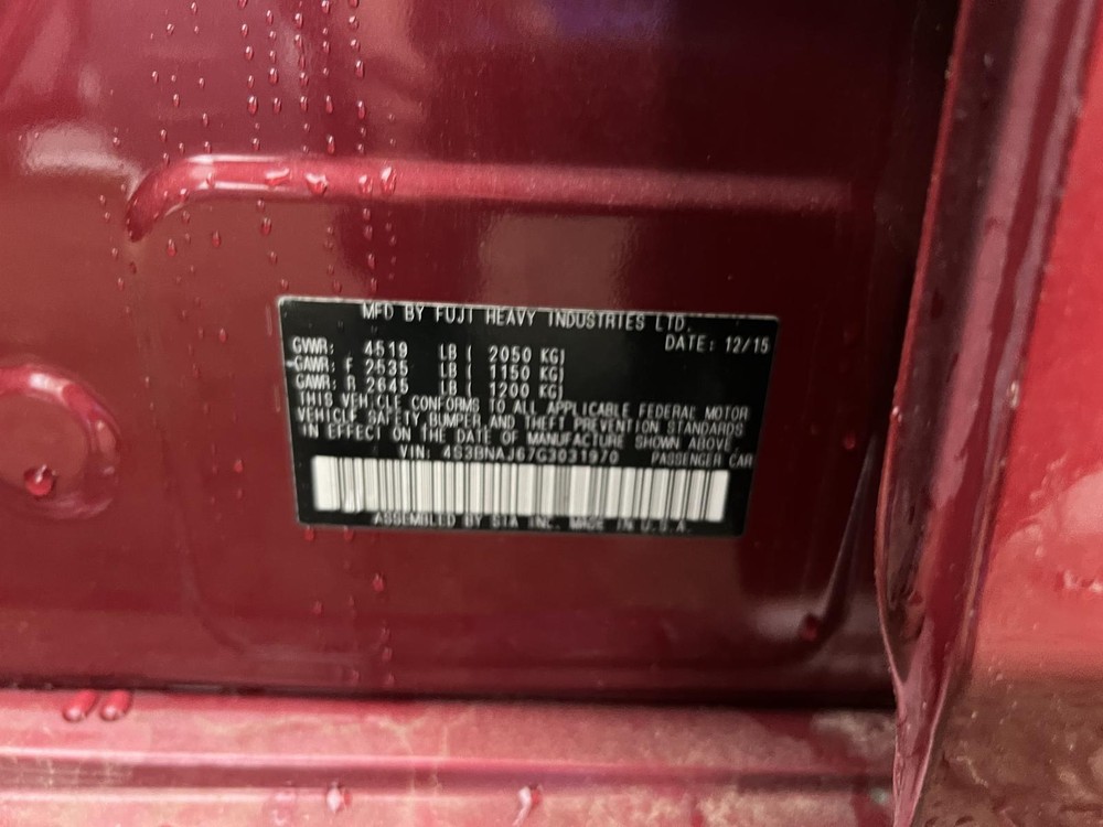 Used Blind Spot Detection System Warning Control Module fits: 2016 Subaru Legacy